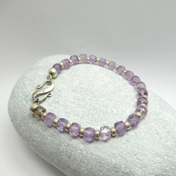 Ametrine and Sterling silver bracelet - Picture 2 of 10